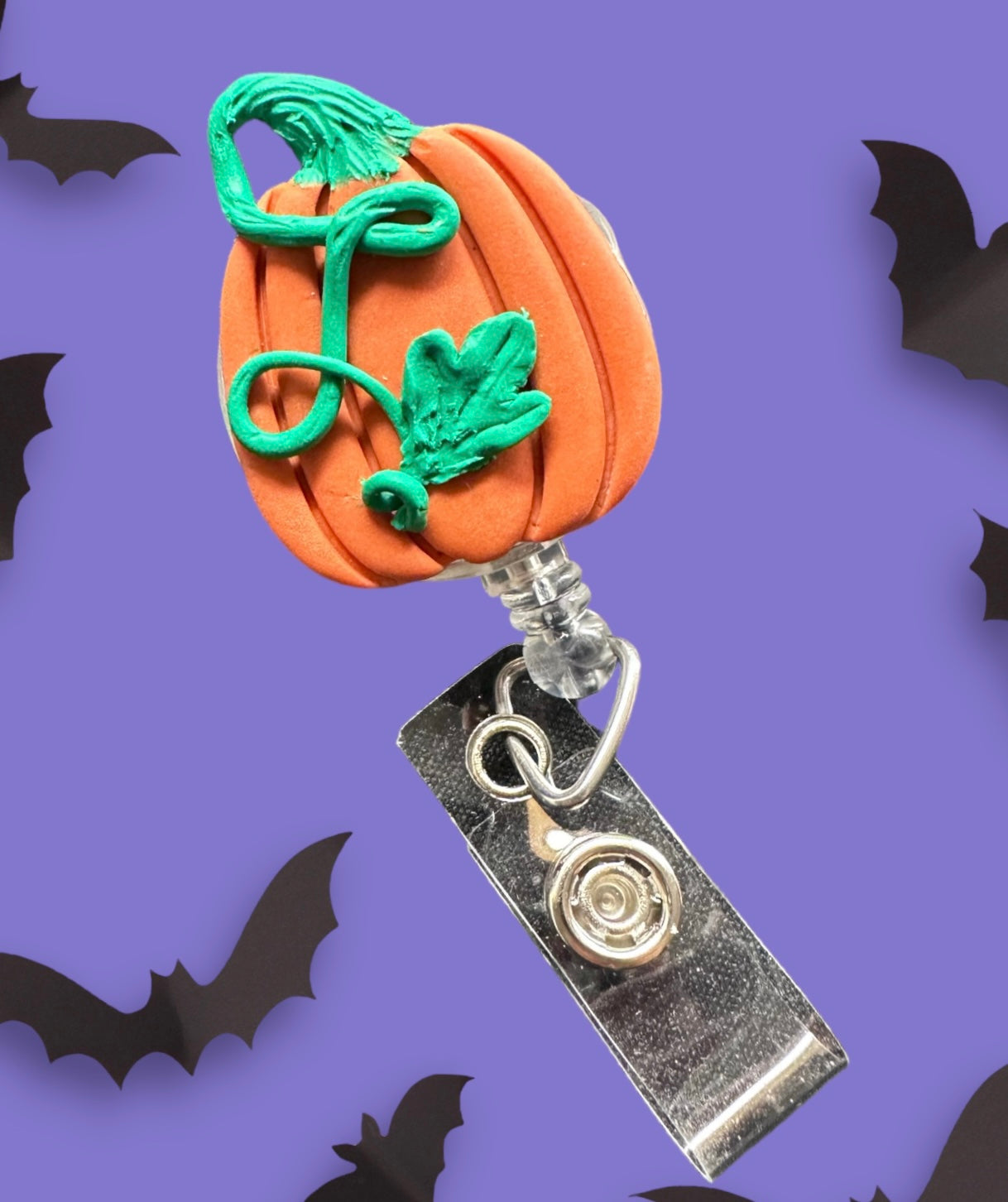 Pumpkin Badge Reel - Beautiful Disaster