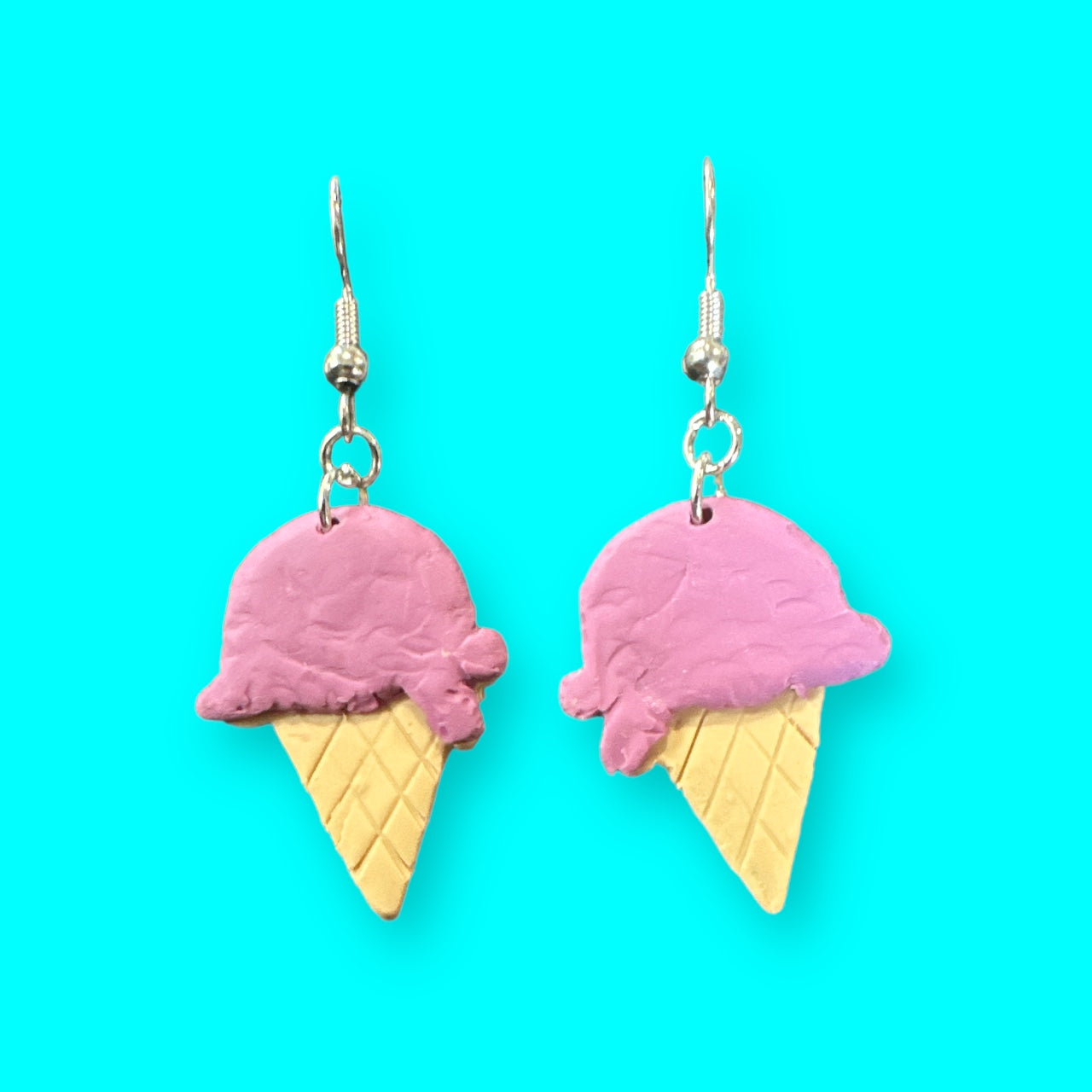 Ice Cream Cone Earrings - Beautiful Disaster