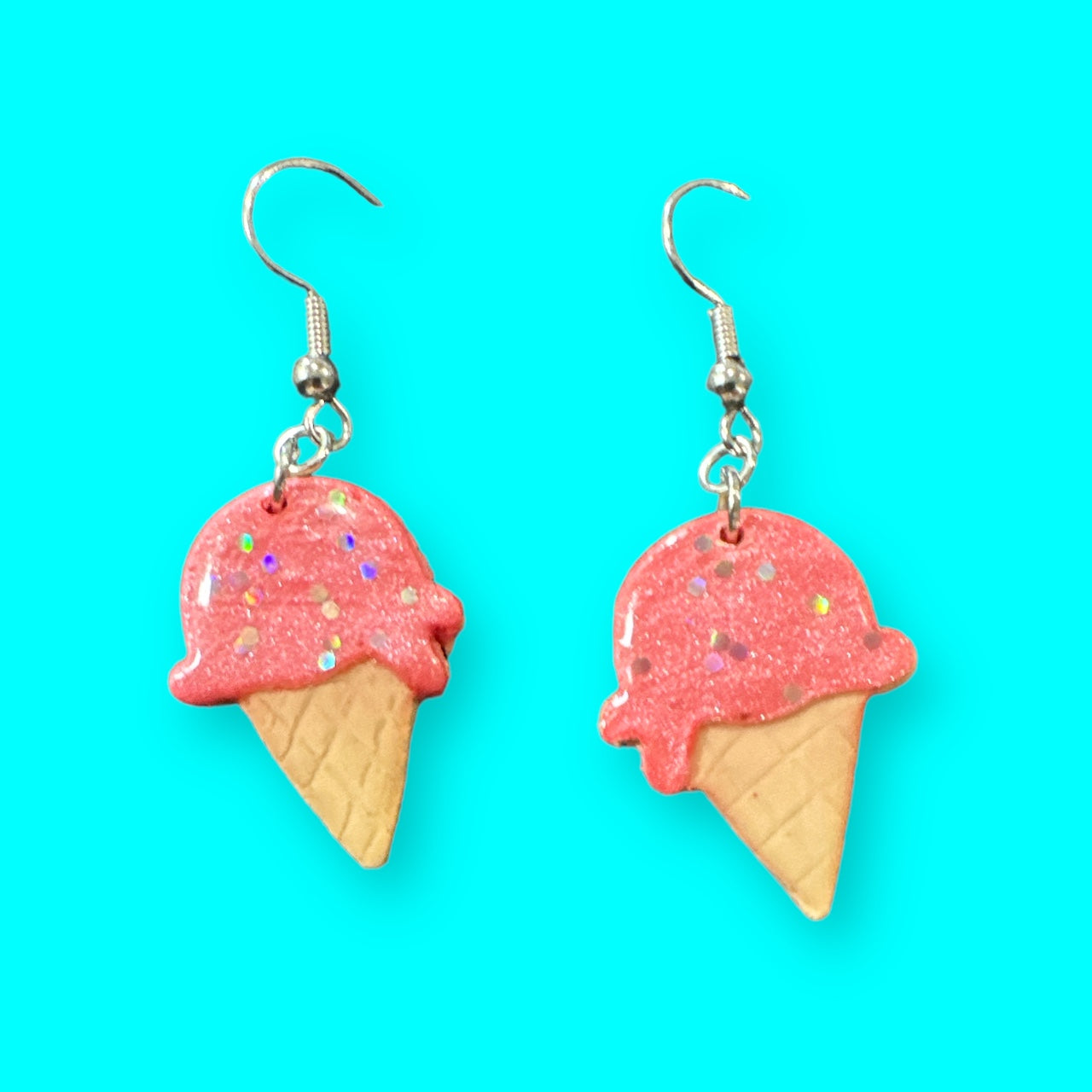 Ice Cream Cone Earrings - Beautiful Disaster