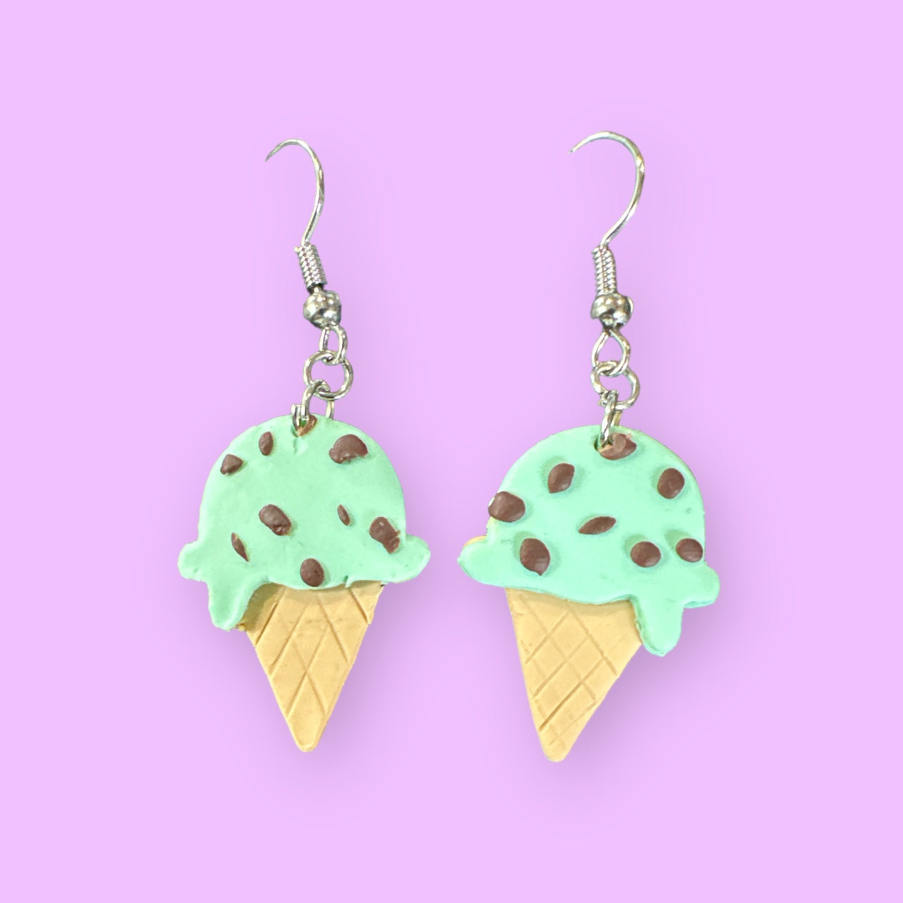 Ice Cream Cone Earrings - Beautiful Disaster