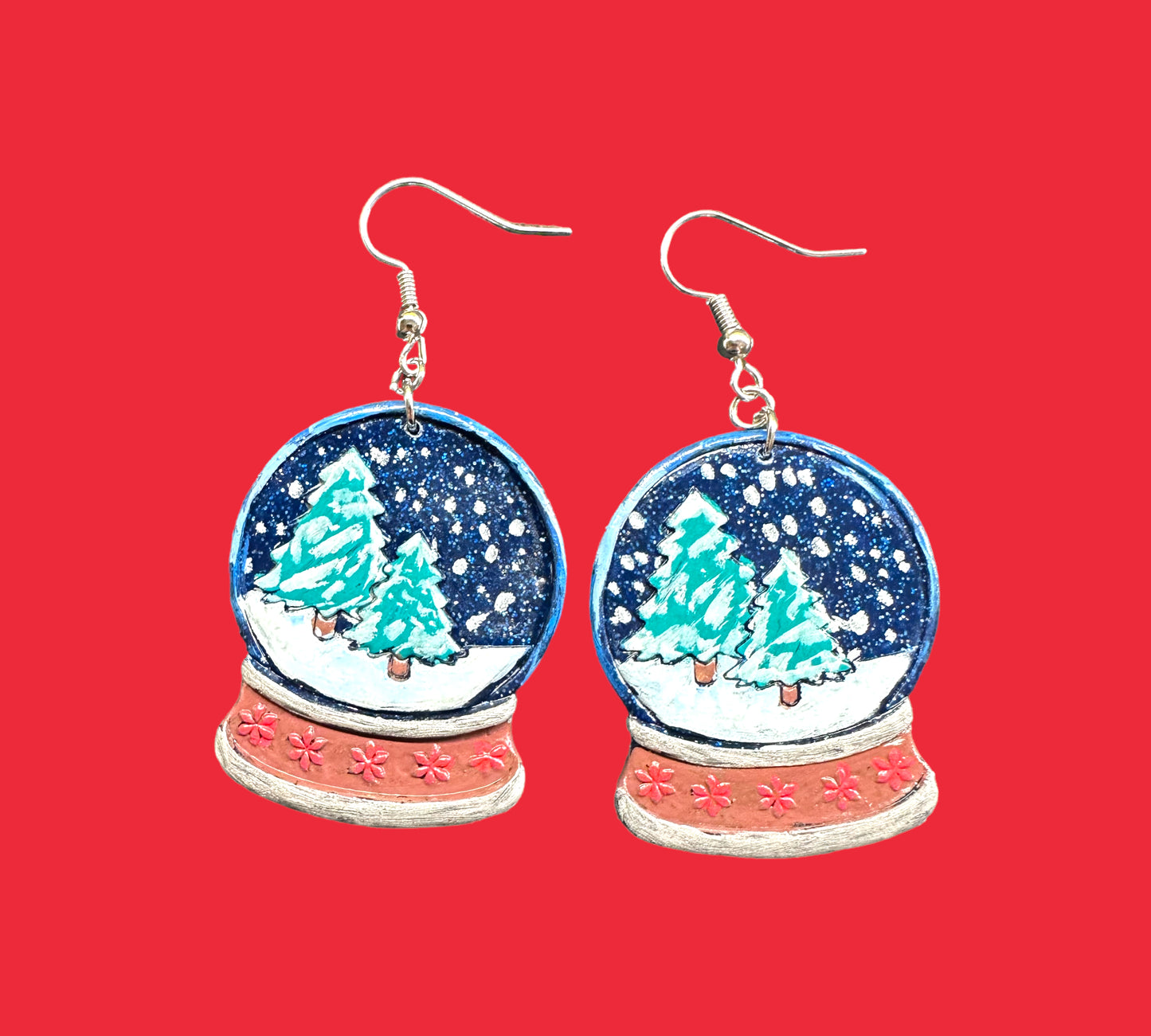 Snow Globe Earrings
