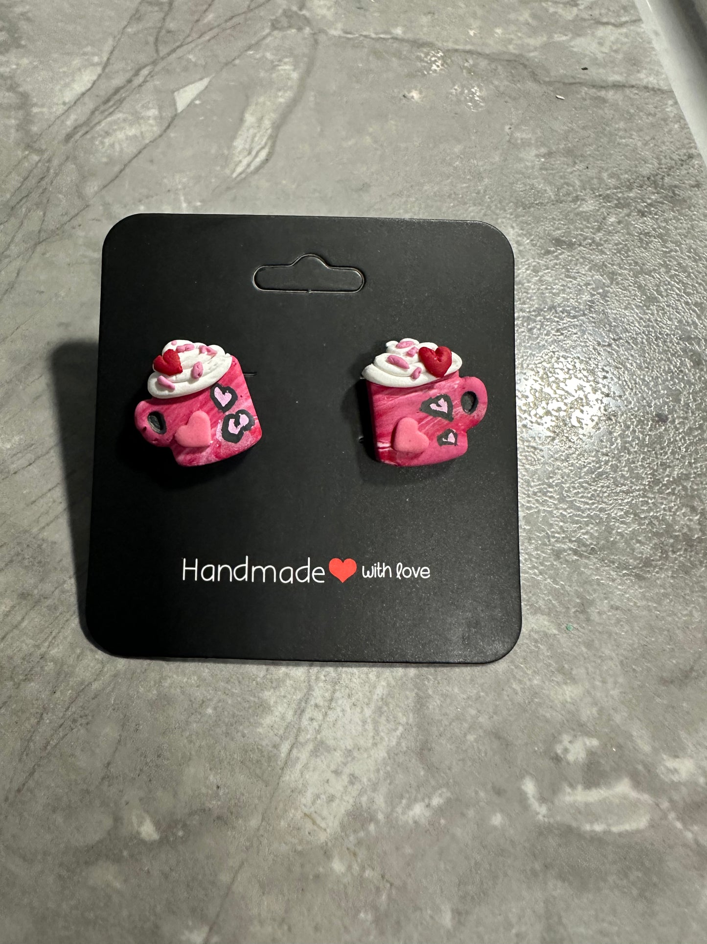 Coffee Love Stud Earrings