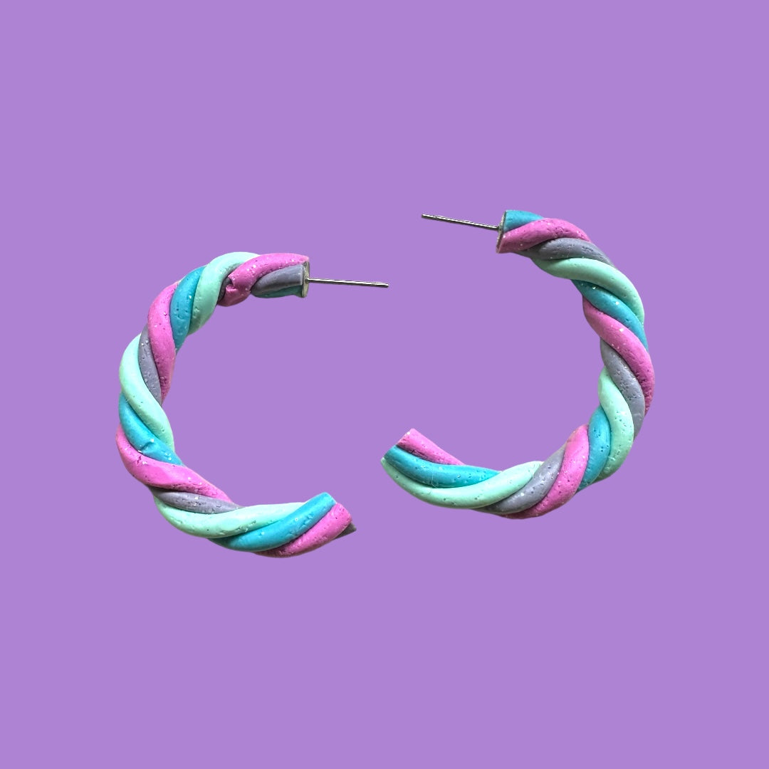 Unicorn Horn Hoops