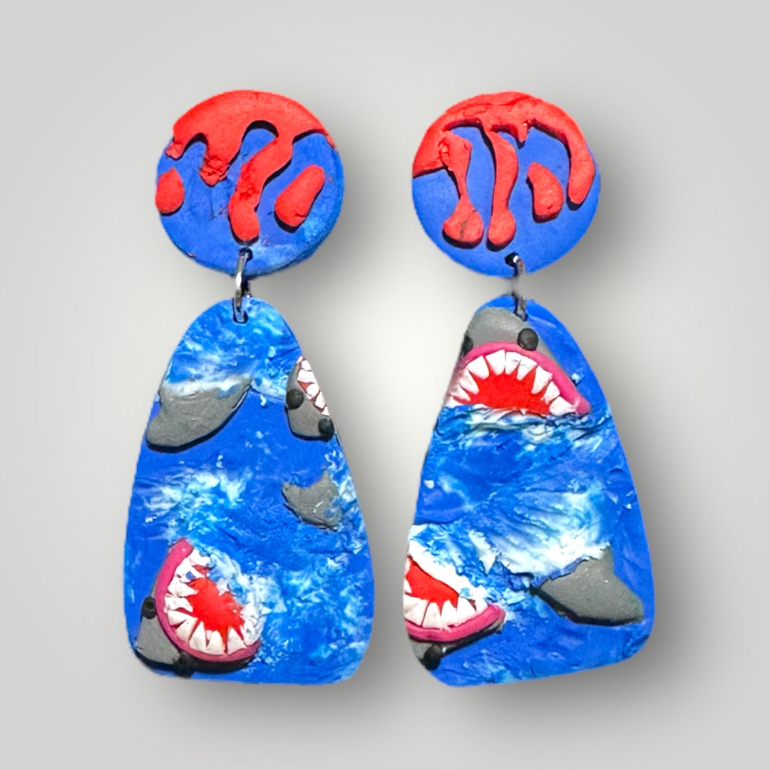 Shark Attack Studs