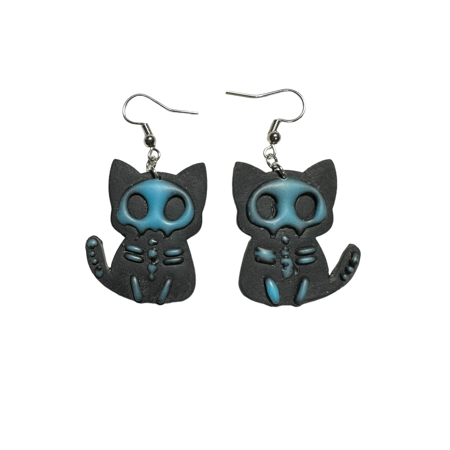 Skeleton Cats glow in the dark