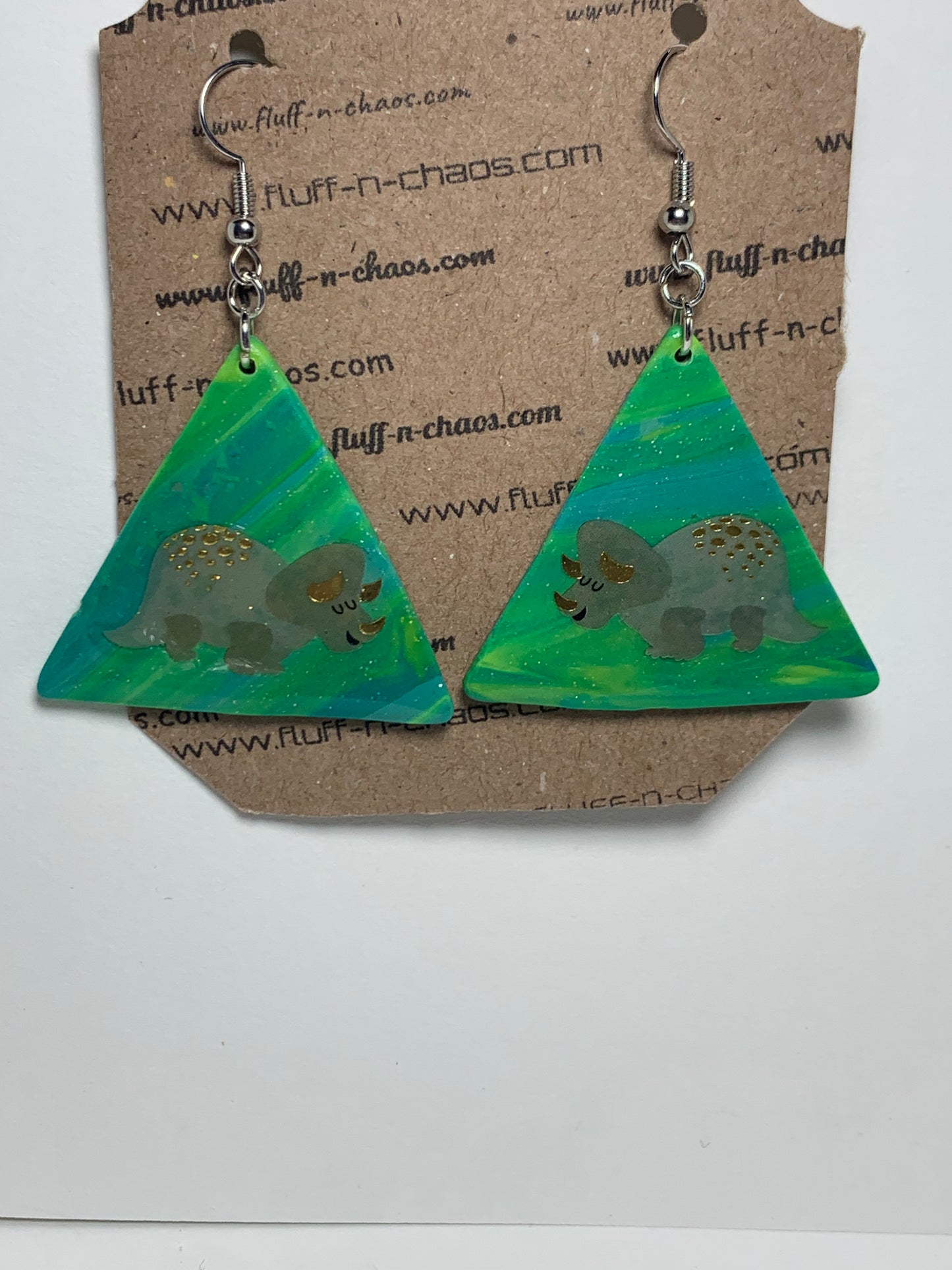 Dino Earrings - Beautiful Disaster