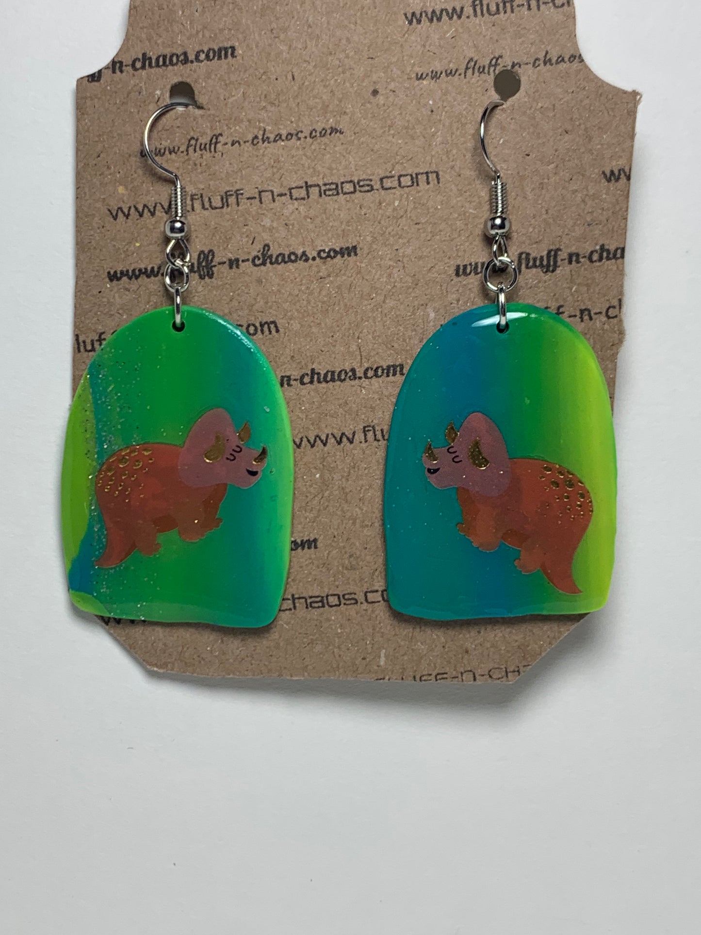 Dino Earrings - Beautiful Disaster