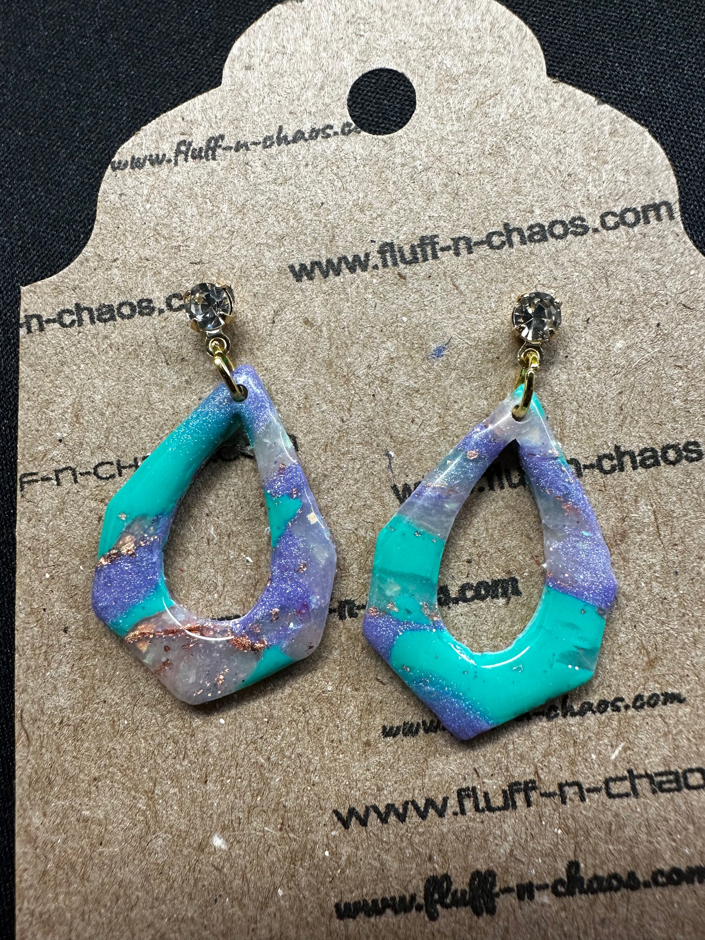 Stud Dangle Earrings - Beautiful Disaster