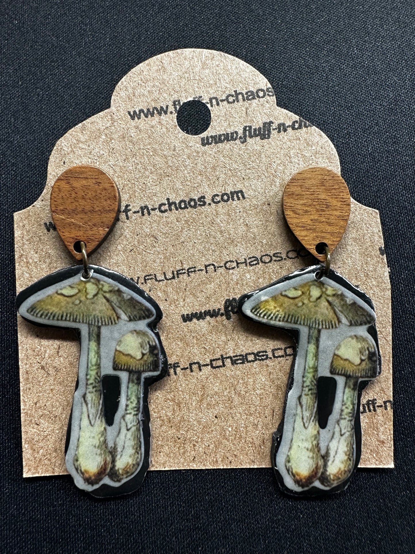Mushroom Earrings - Beautiful Disaster