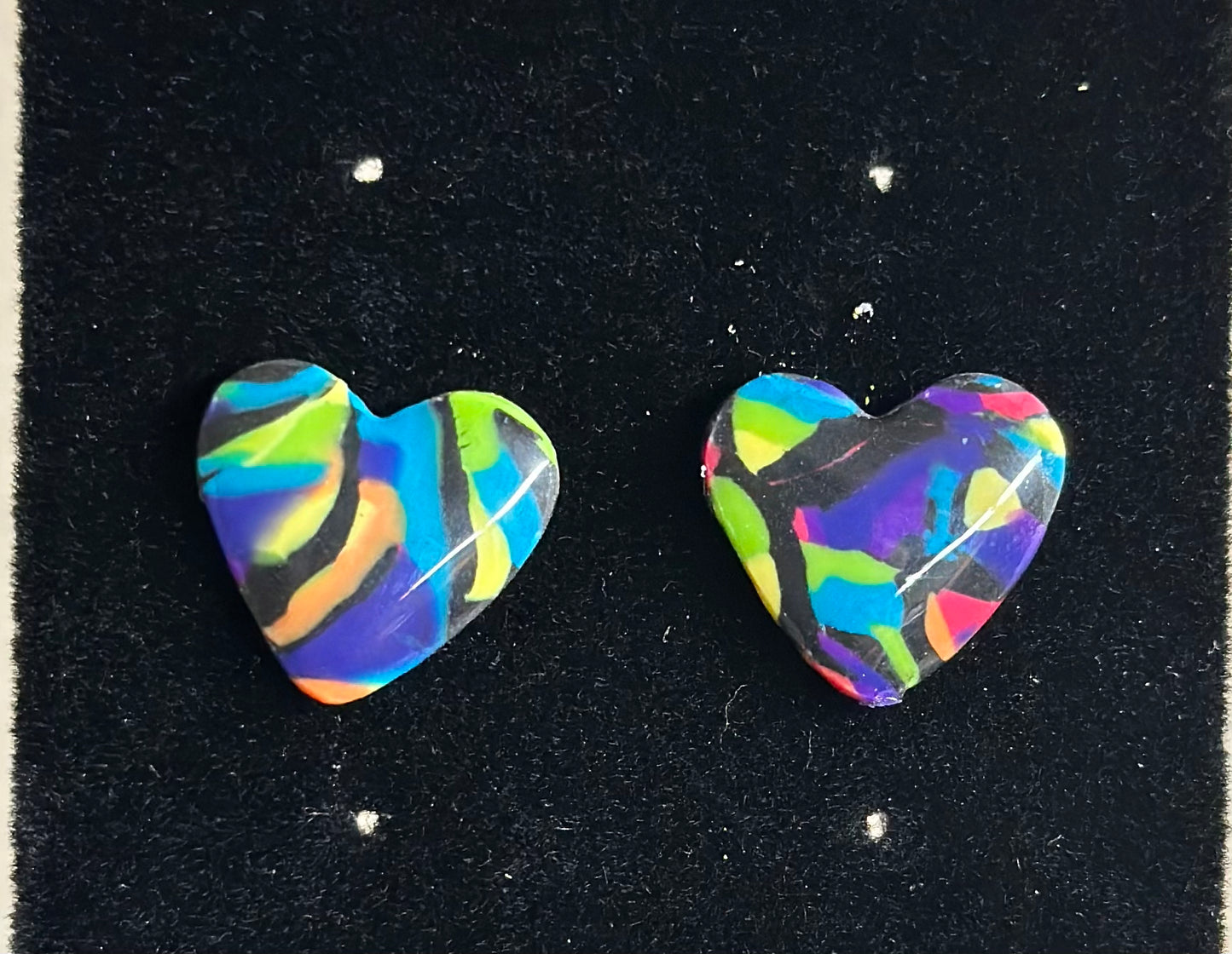 Heart Stud Earrings - Beautiful Disaster
