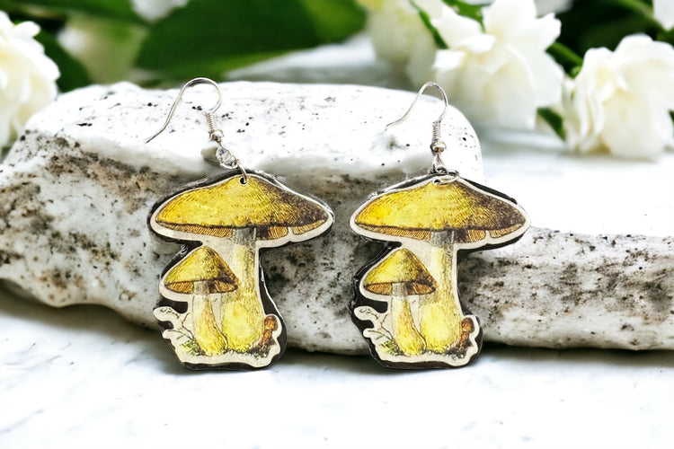 Mushroom Earrings