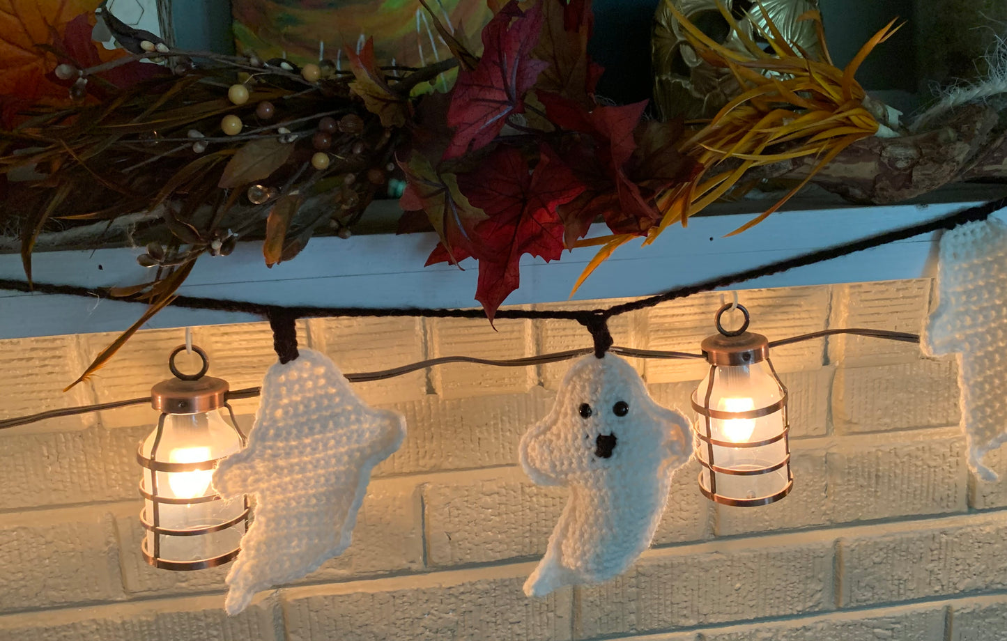 Ghost Garland Crochet Pattern