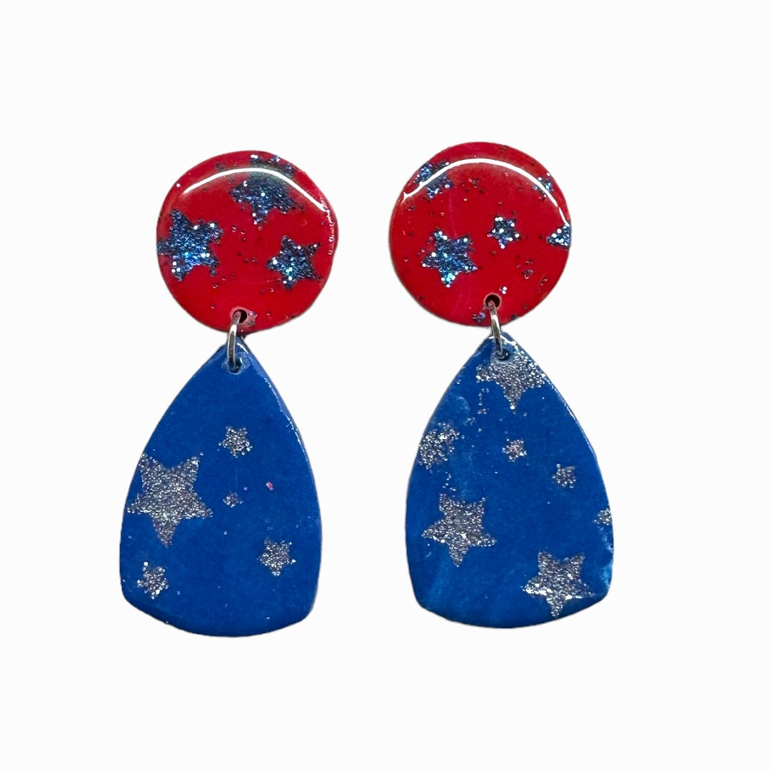 Red, White, and Blue Studs