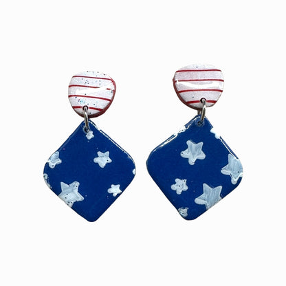 Red, White and Blue Earrings