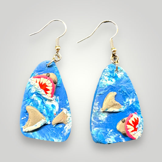 Shark Attack Earrings