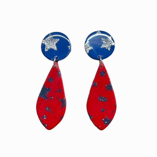 Red, White and Blue Earrings