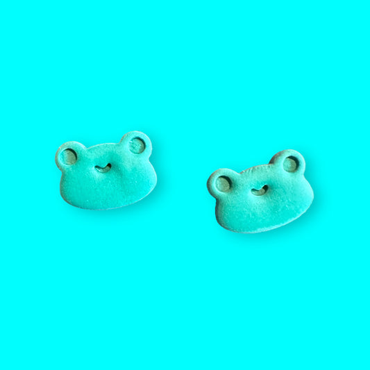 Frog Stud Earrings - Beautiful Disaster 