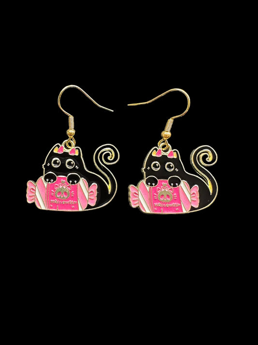 Cats and Candy Earrings