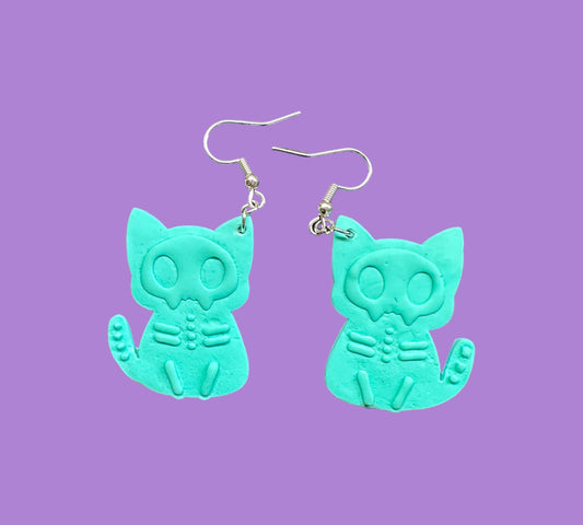 Skellie Kitty Earrings