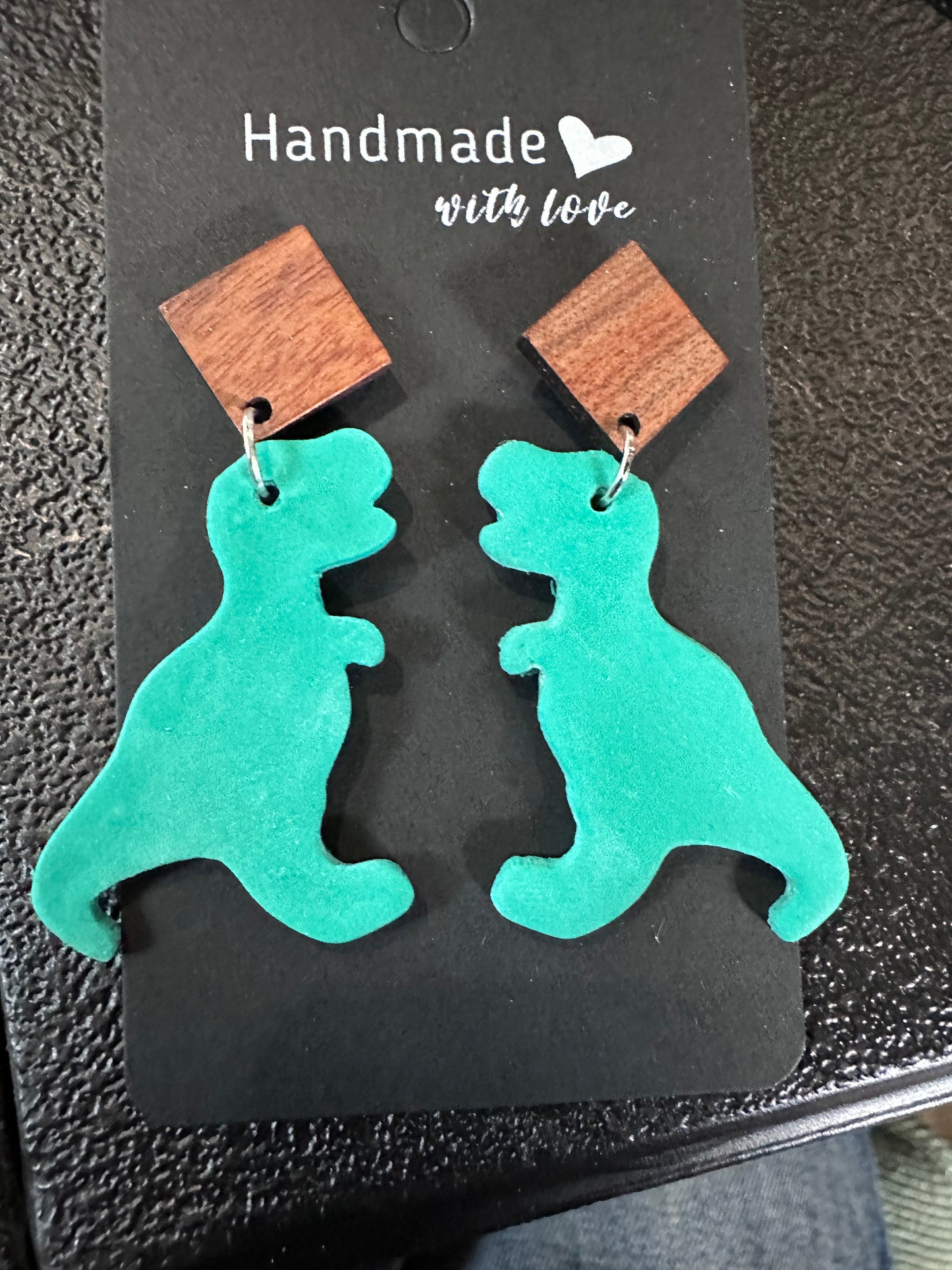 T-Rex earrings