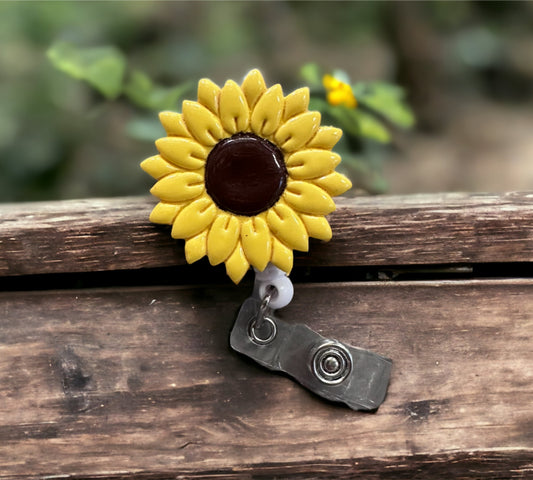 Sun Flower Badge Reel - Beautiful Disaster 