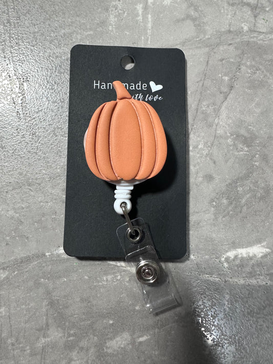 Plain Pumpkin Badge Reel