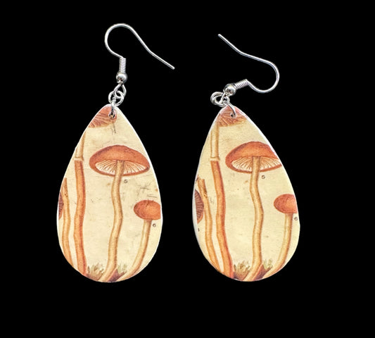 Mushroom Earrings