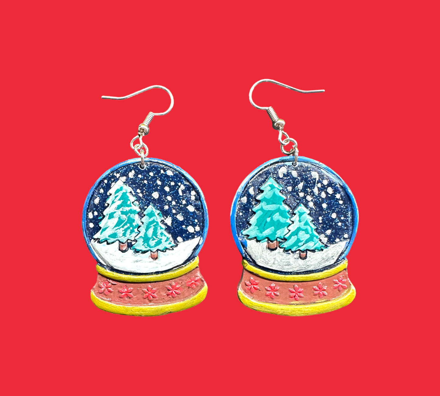 Snow Globe Earrings