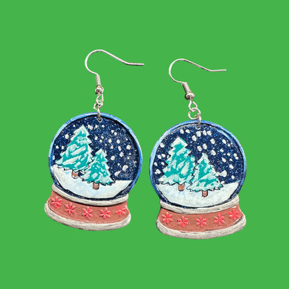 Snow Globe Earrings