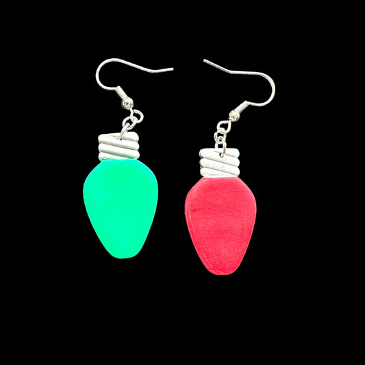 Christmas Light Earrings