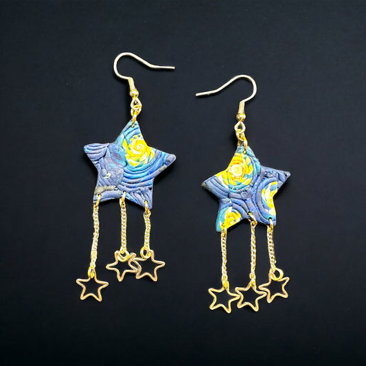 My Starry Night with dangling stars