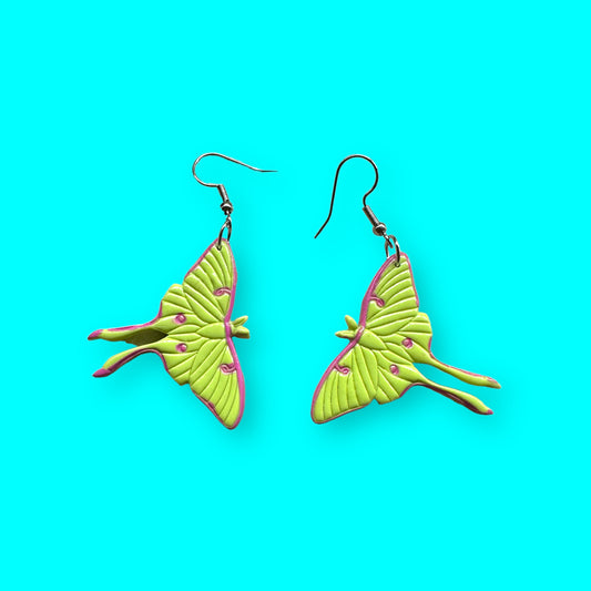 Lunar Moth Earrings