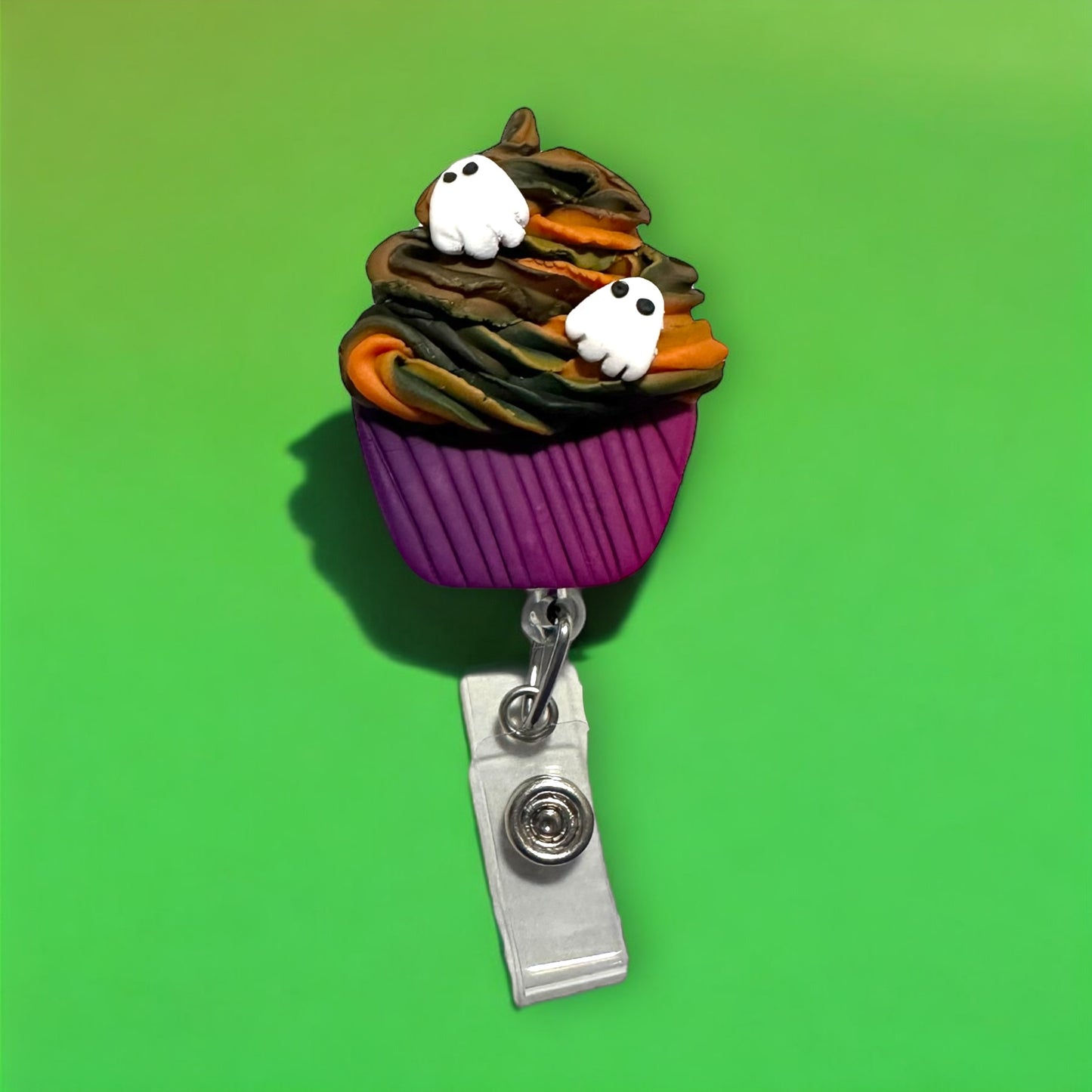 Halloween Cupcake Badge Reel