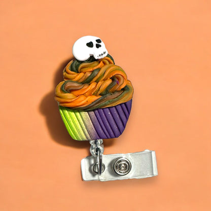 Halloween Cupcake Badge Reel