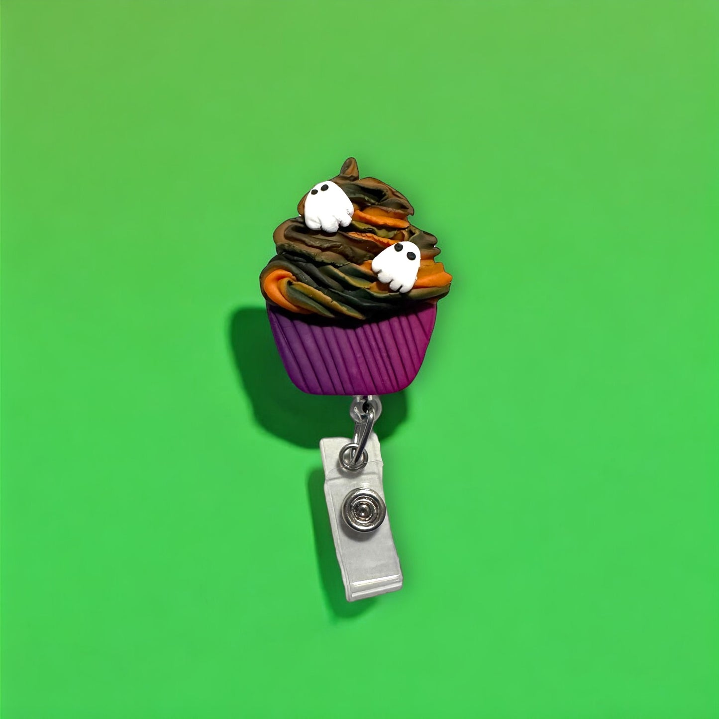 Halloween Cupcake Badge Reel