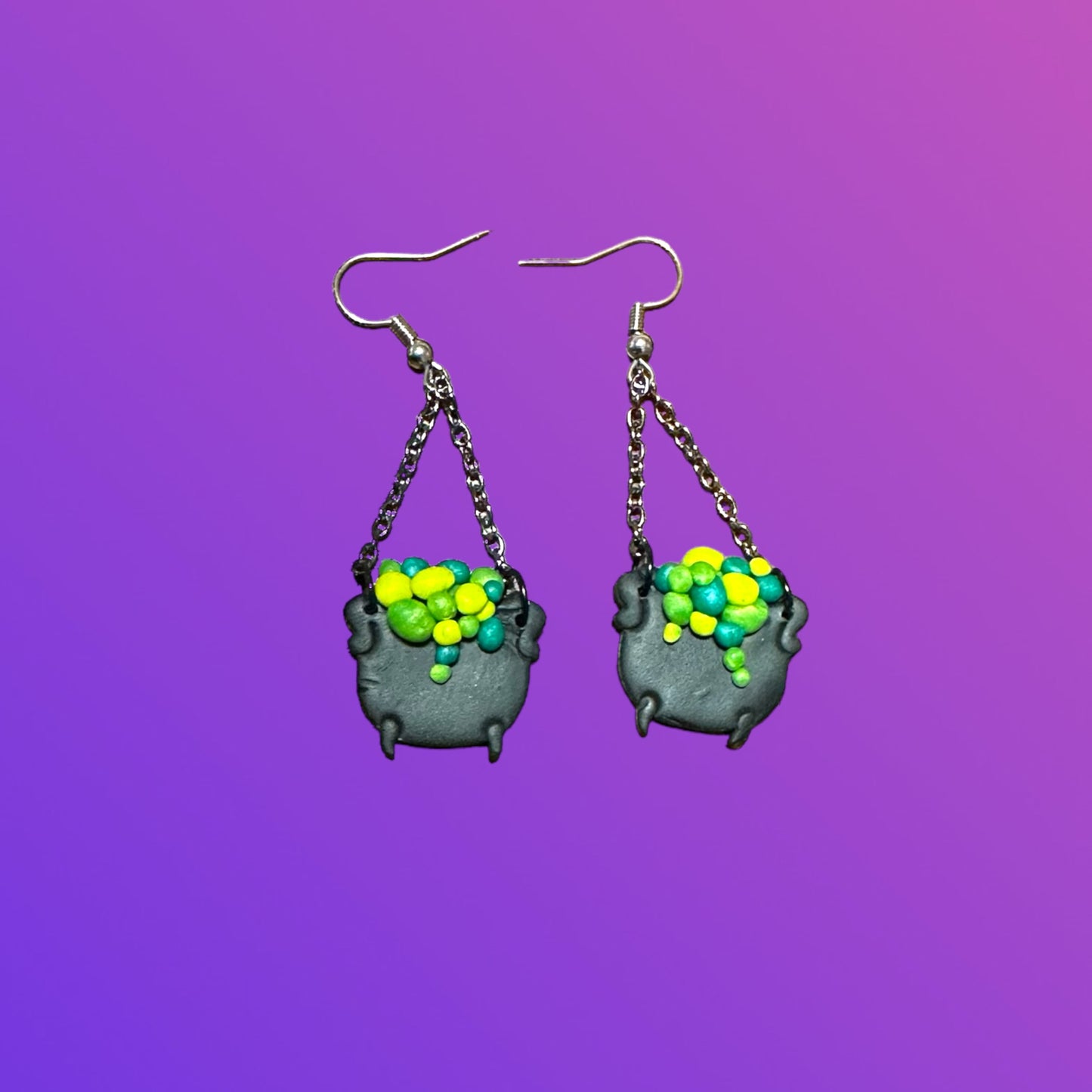 Cauldron Bubble Earrings