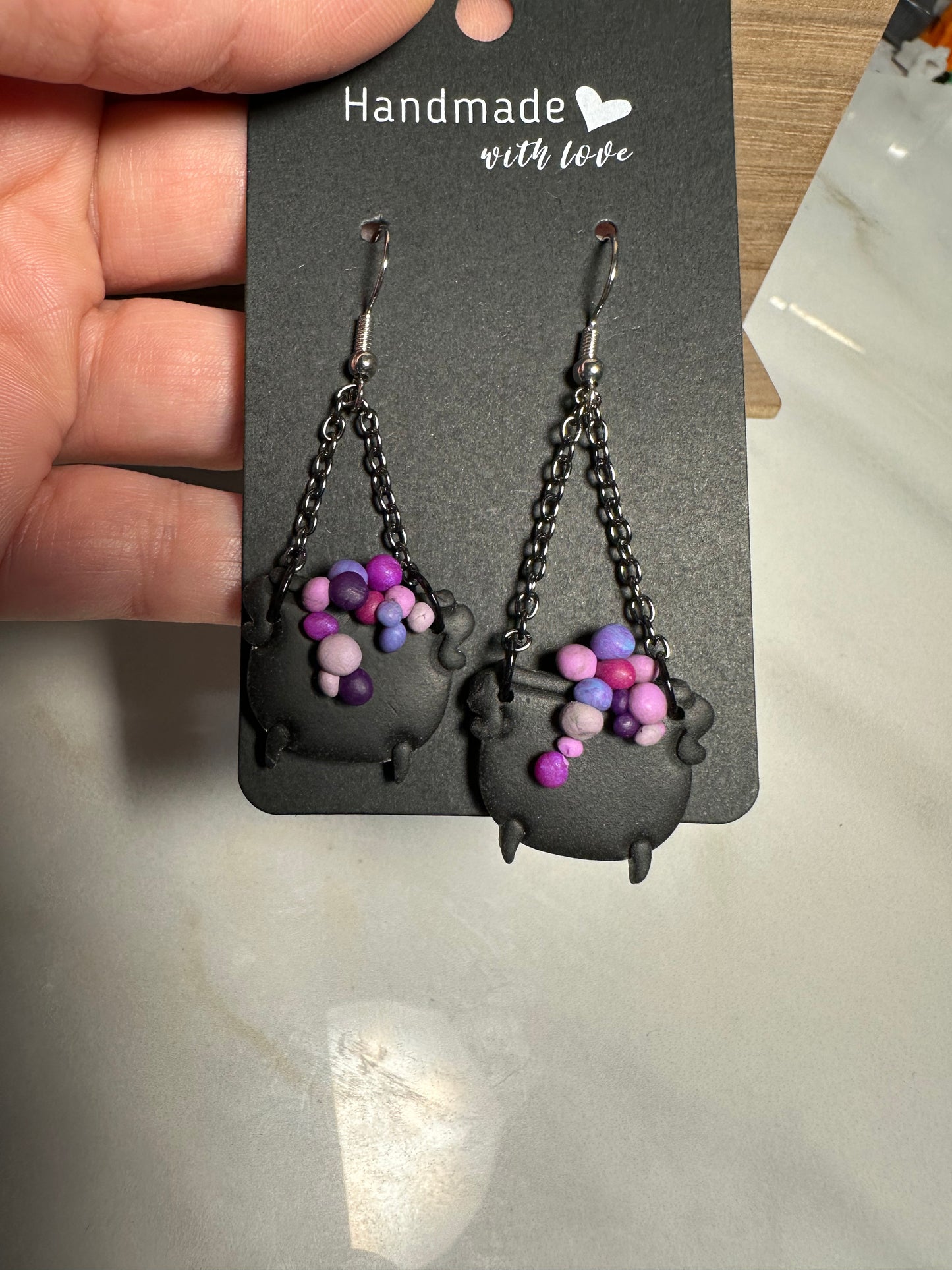 Cauldron Bubble Earrings