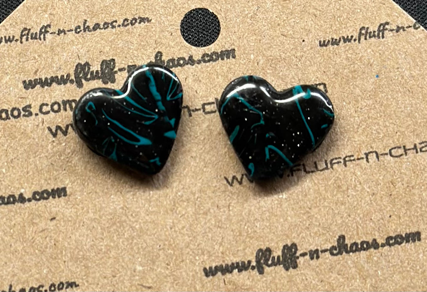 Heart Stud Earrings - Beautiful Disaster 