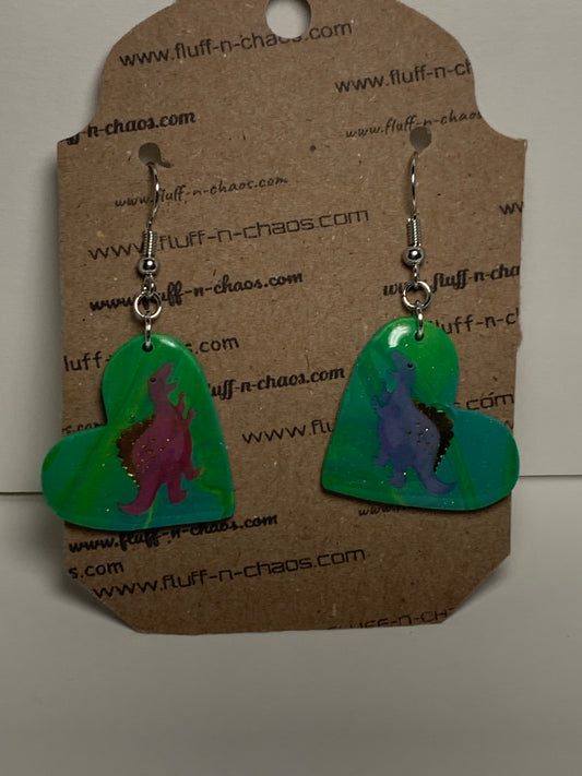 Dino Earrings - Beautiful Disaster 