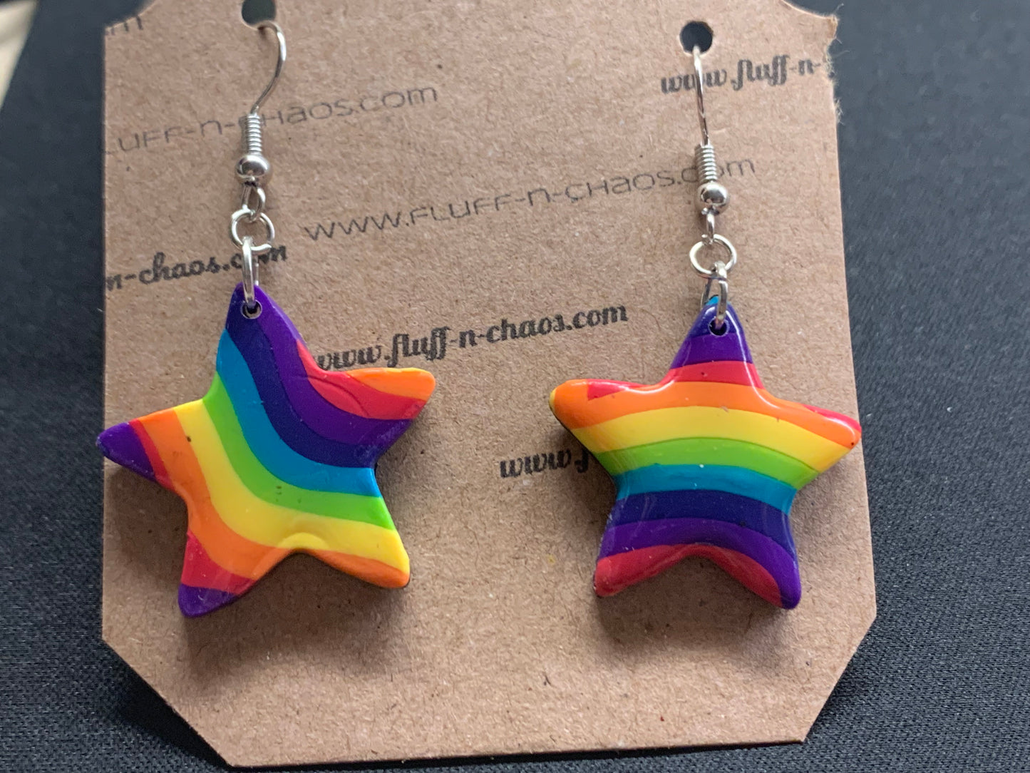 Star Rainbow Earrings - Beautiful Disaster 