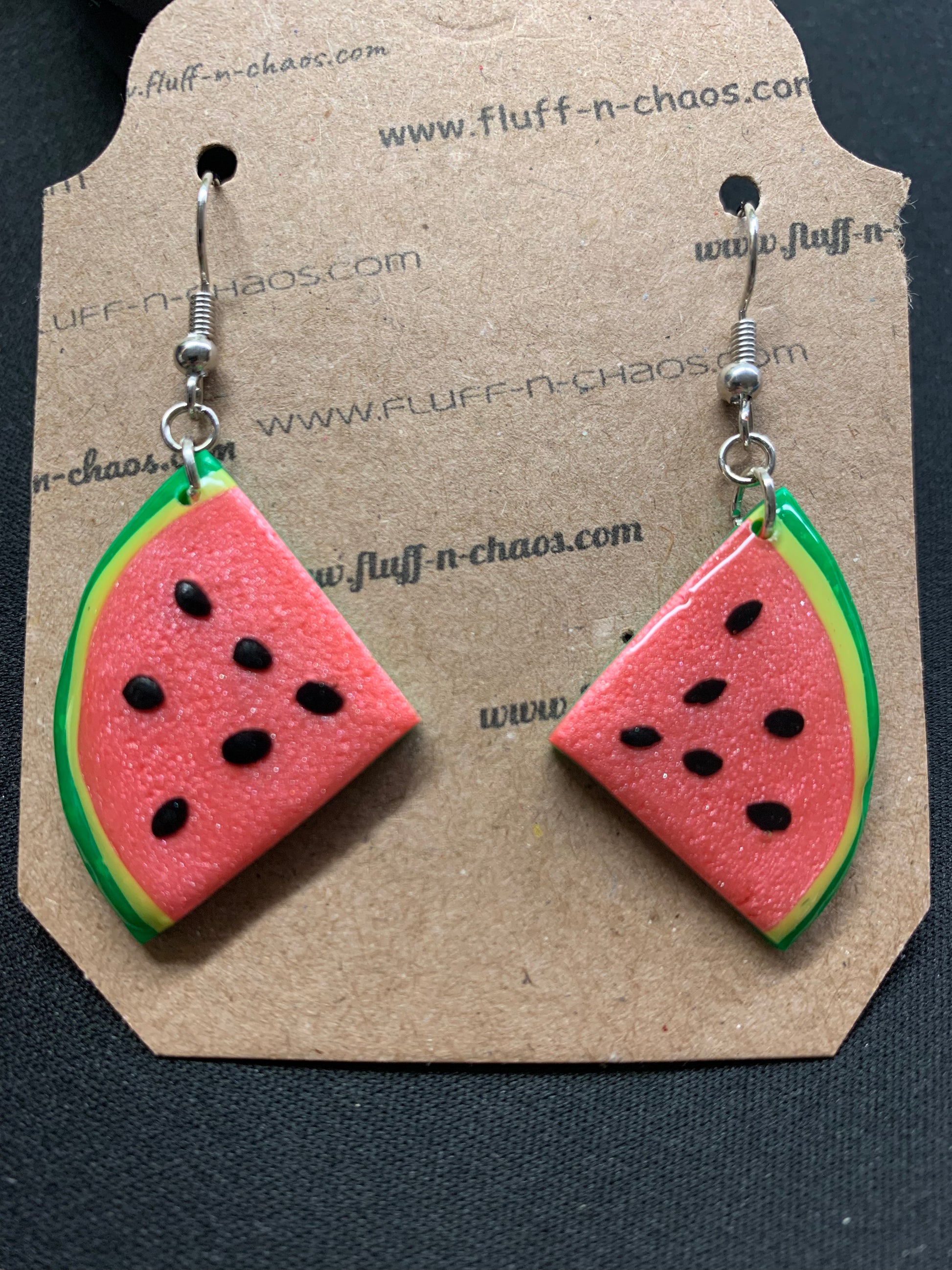 Watermelon Earrings - Beautiful Disaster 