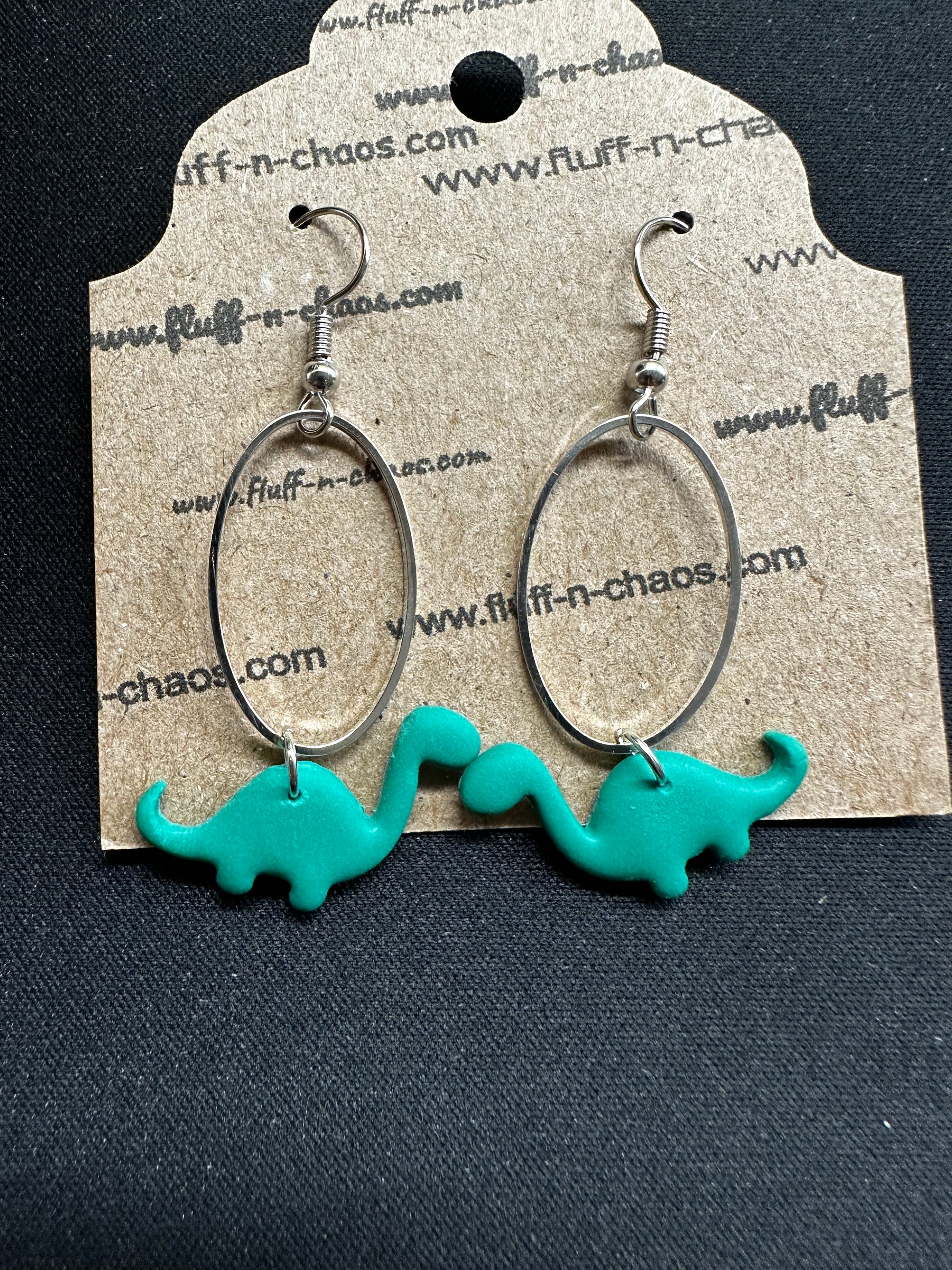 Dinosaur Earrings - Beautiful Disaster 